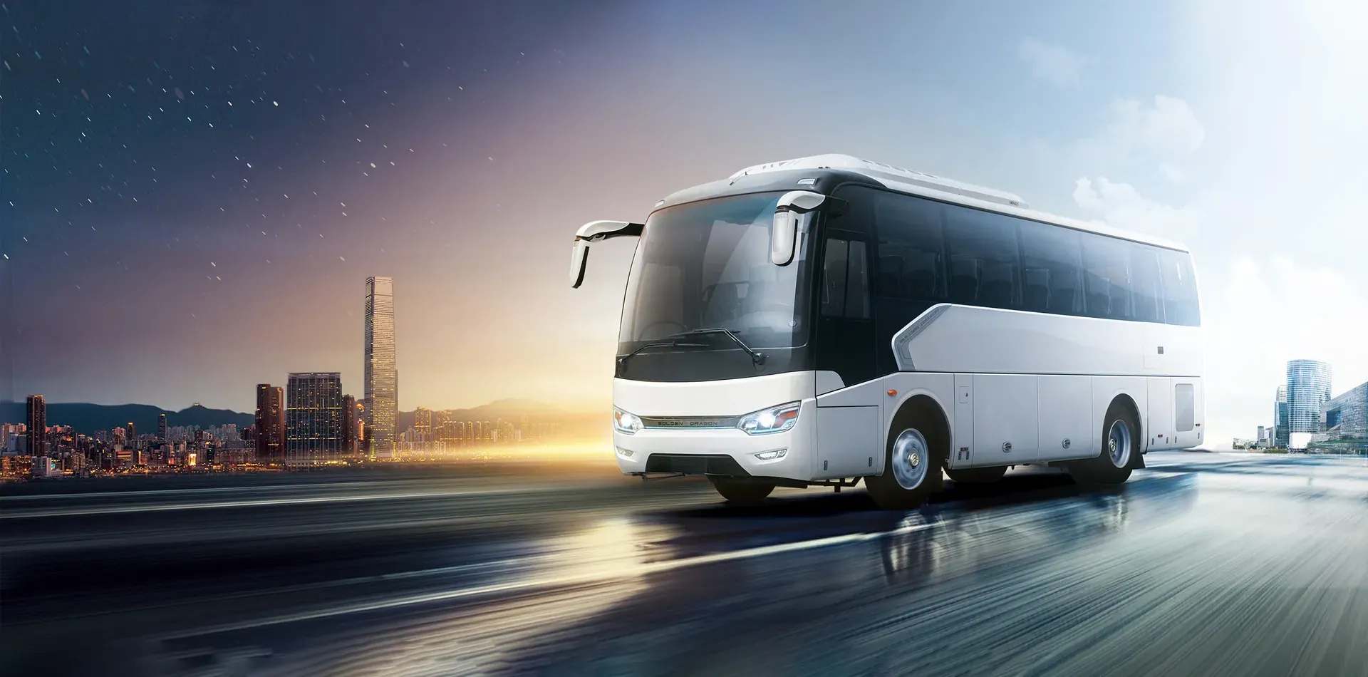 Fornecedor de ônibus público híbrido usado