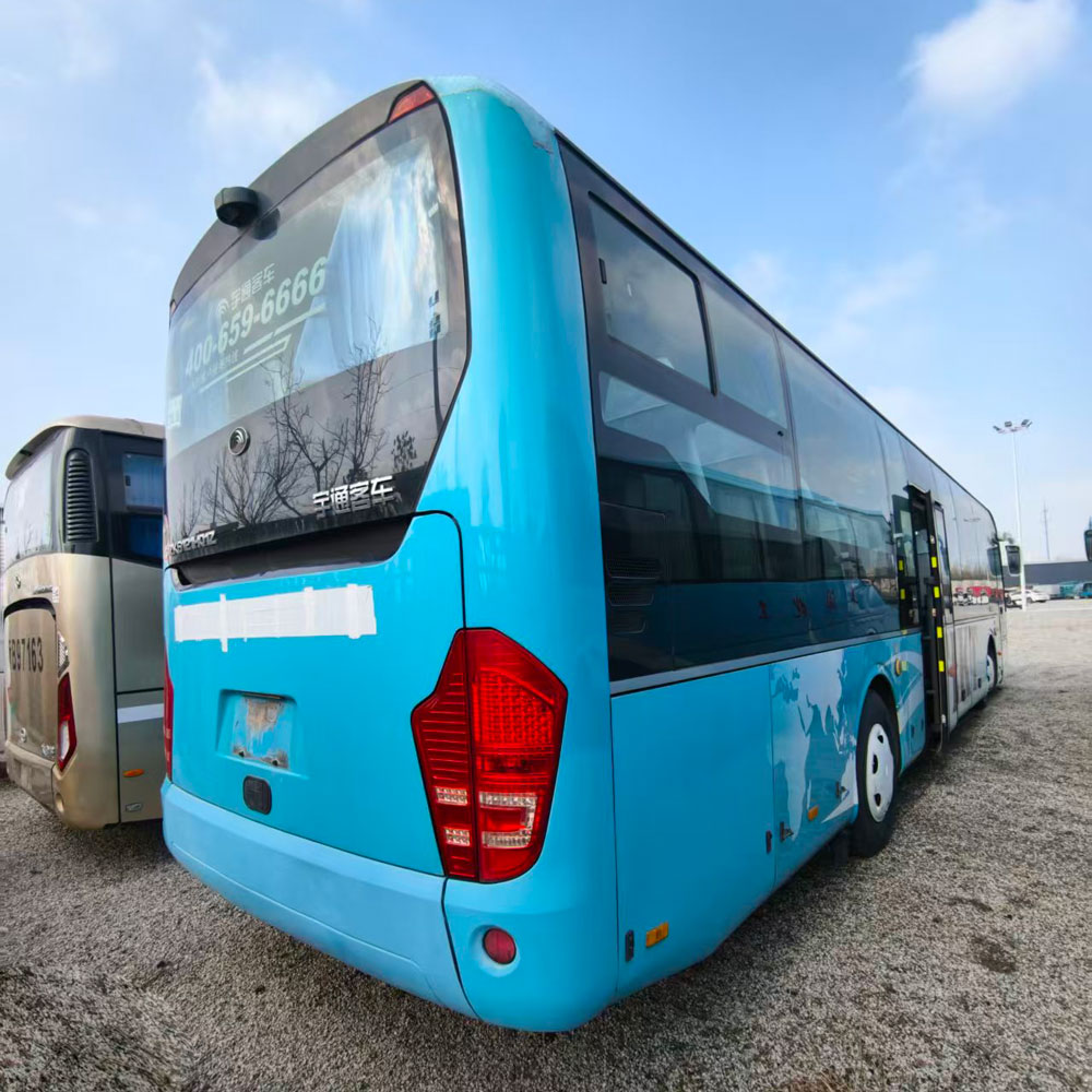 Yutong 53 assentos diesel usado ônibus azul