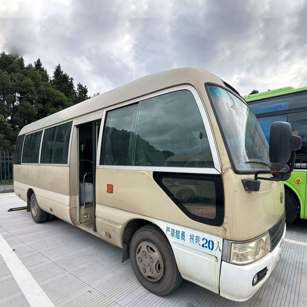 Ônibus a gasolina Coaster usado Toyota