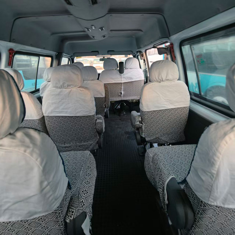 Ônibus usado a diesel Jiangling de 15 lugares