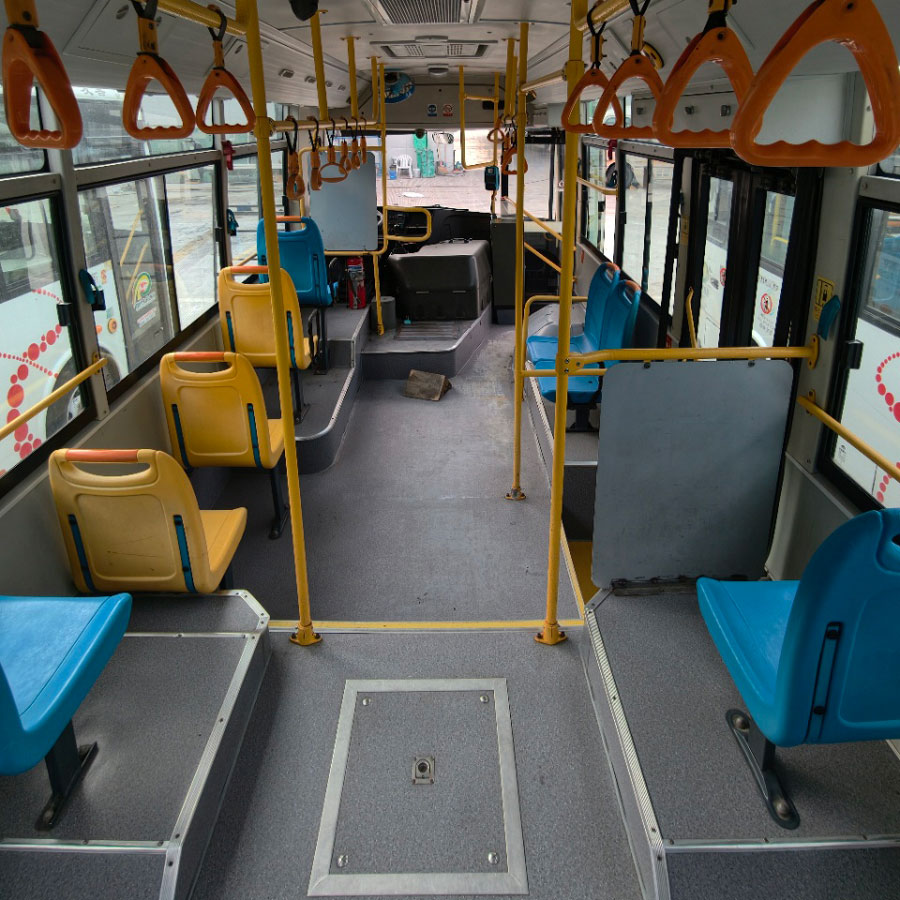 Ônibus diesel da segunda mão de Yutong 7m