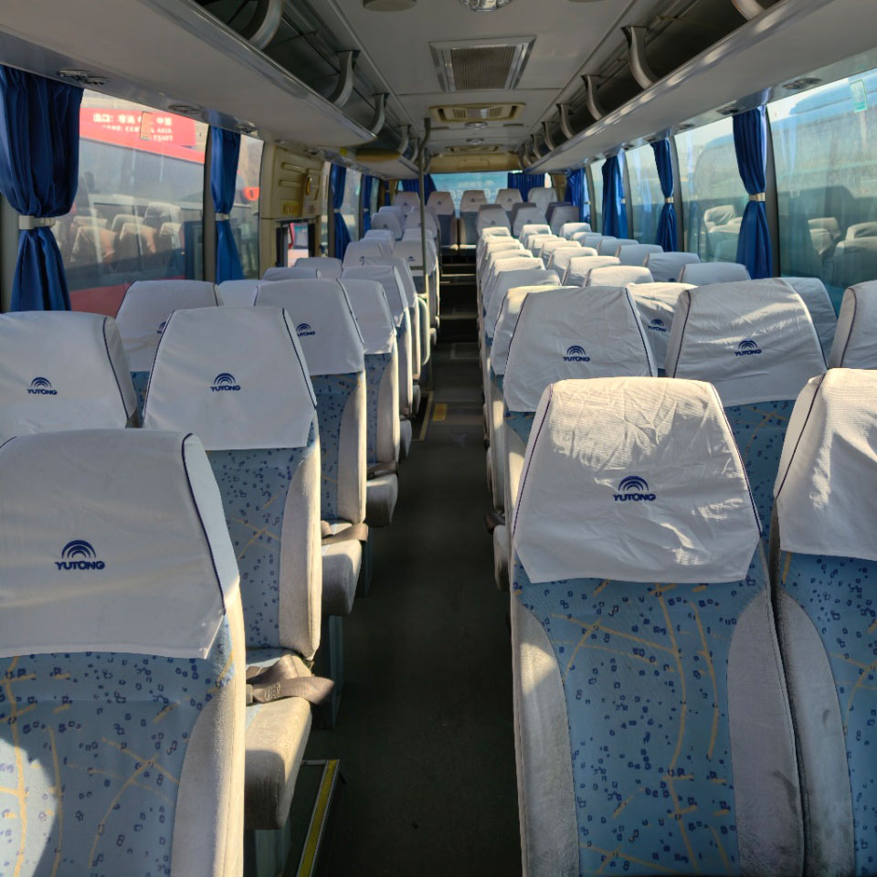 Yutong 65 assentos ônibus diesel de segunda mão