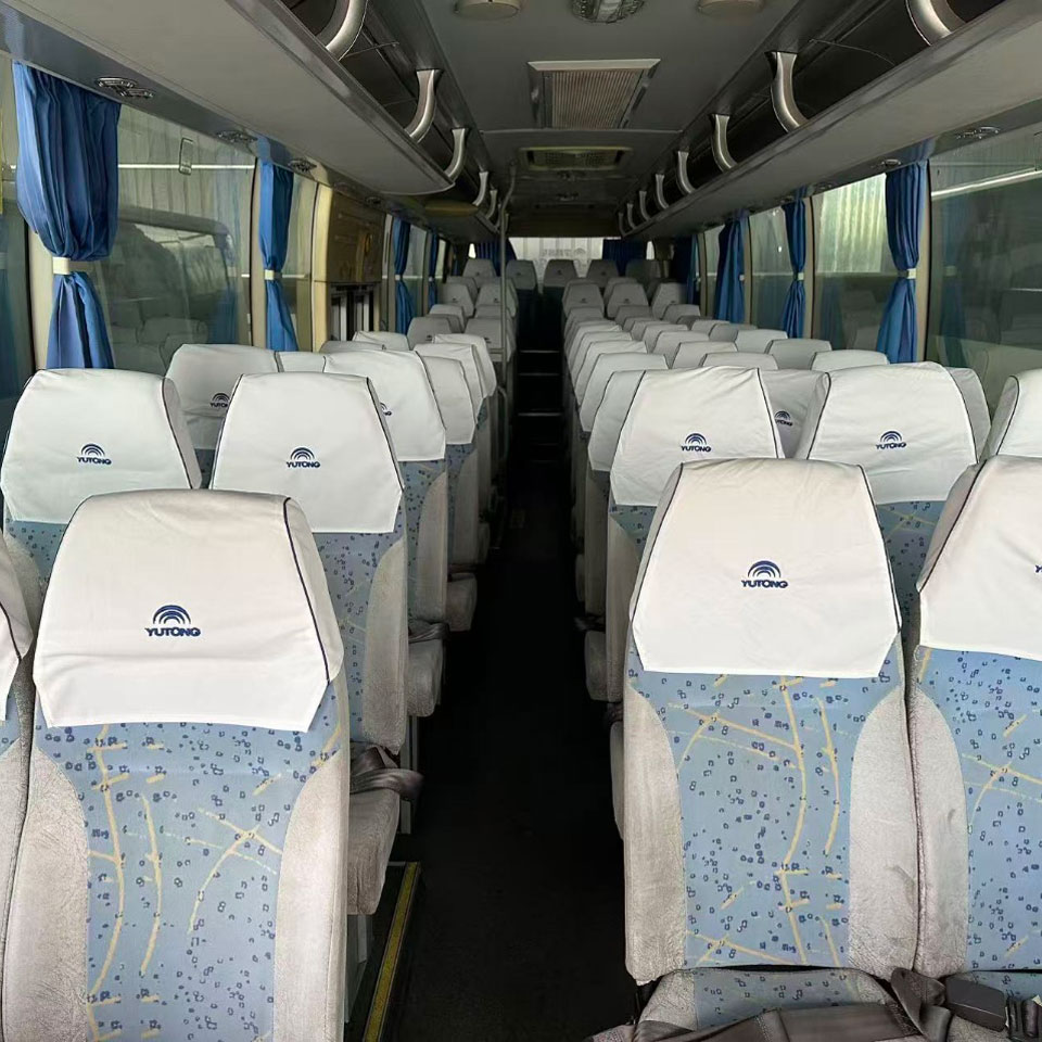Yutong 65 assentos ônibus diesel de segunda mão